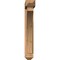 Ekena Millwork Thorton Arts and Crafts Smooth Bracket w/ Offset Brace, Western Red Cedar, 5 1/2"W x 28"D x 36"H BKT0604X28X36THR03SWR - alternate 4